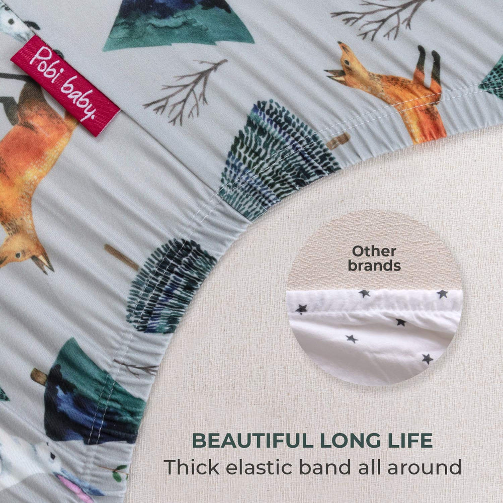 Pobi Baby OEKO-TEX certified label signals safety and toxin-free materials.