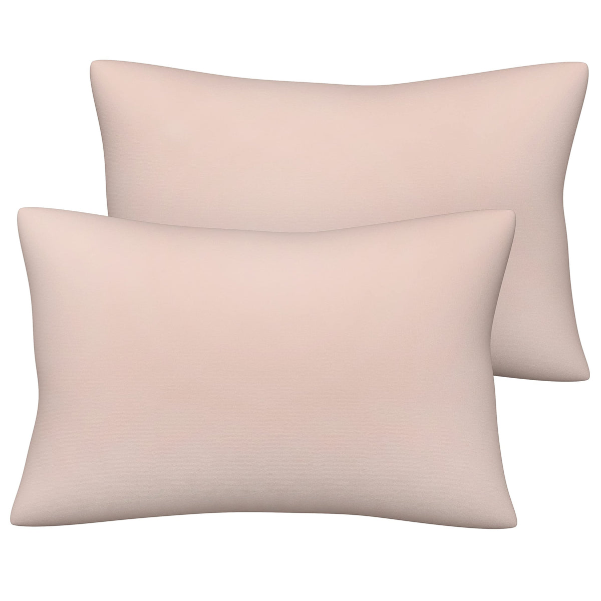 Pobibaby pillowcase pink beige soft jersey knit provides toddler comfort.