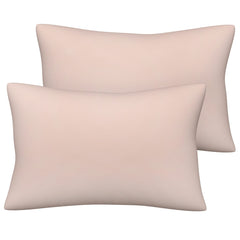 Pobibaby pillowcase pink beige soft jersey knit provides toddler comfort.