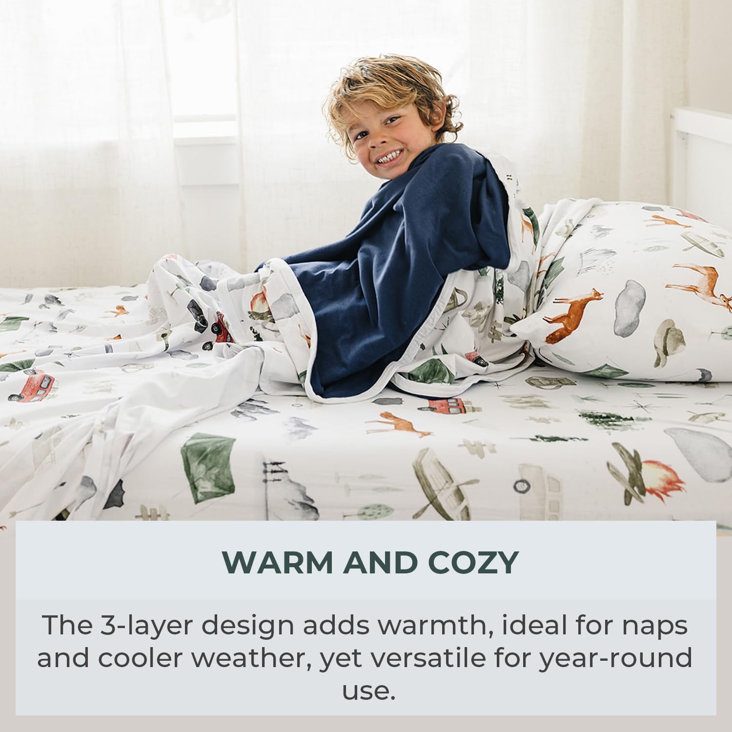 Pobibaby warmth-ready design supports nap times with year-round comfort.