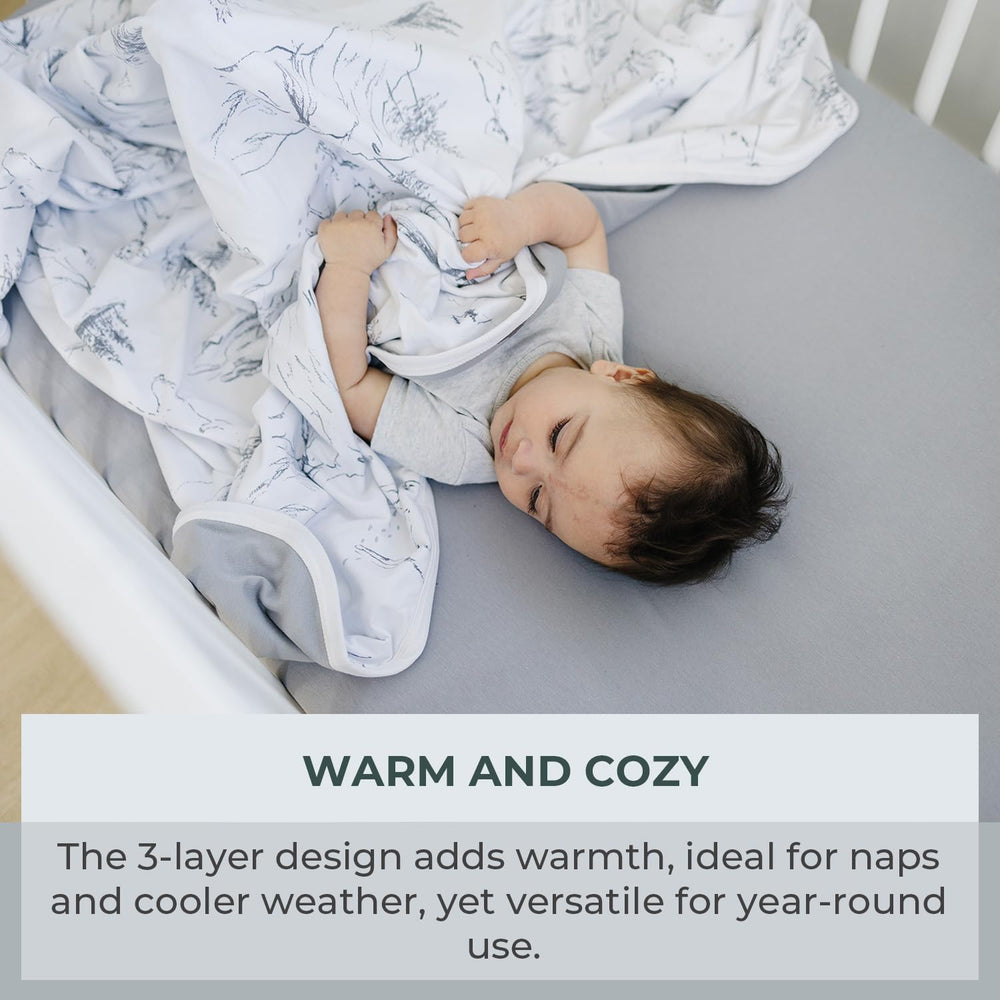 Pobibaby blanket in stroller for travel-ready warmth and comfort