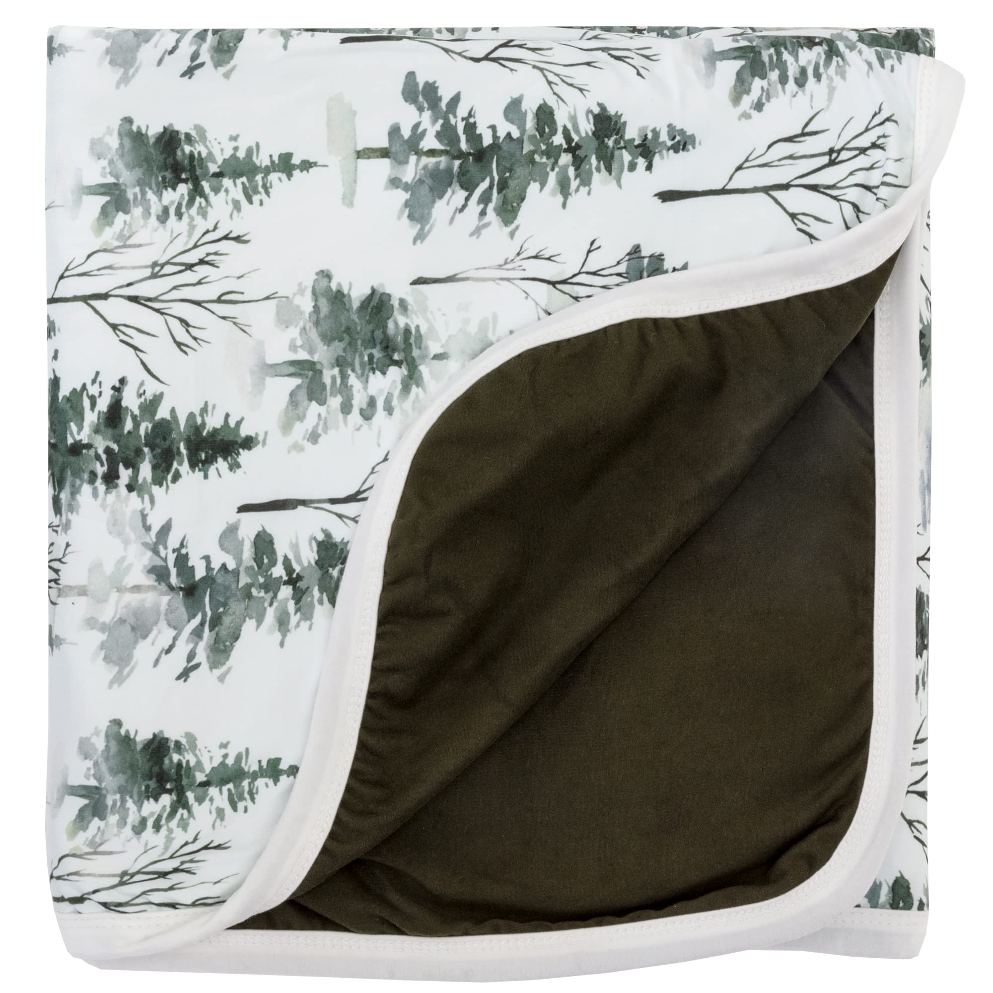 Pobibaby soft neutral baby blanket closeup fabric shows plush cotton warmth for nap time