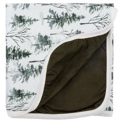 Pobibaby soft neutral baby blanket closeup fabric shows plush cotton warmth for nap time