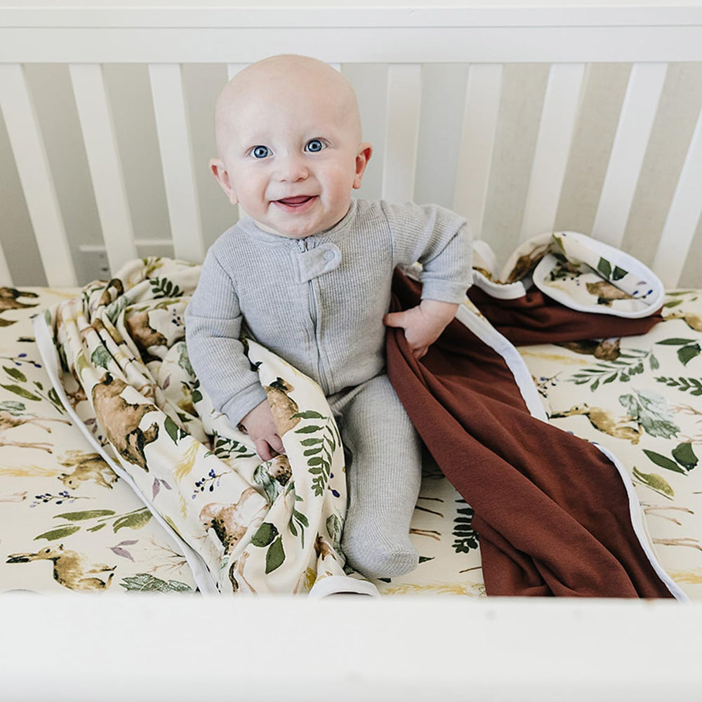 Pobibaby blanket with soft cotton touch for snuggles