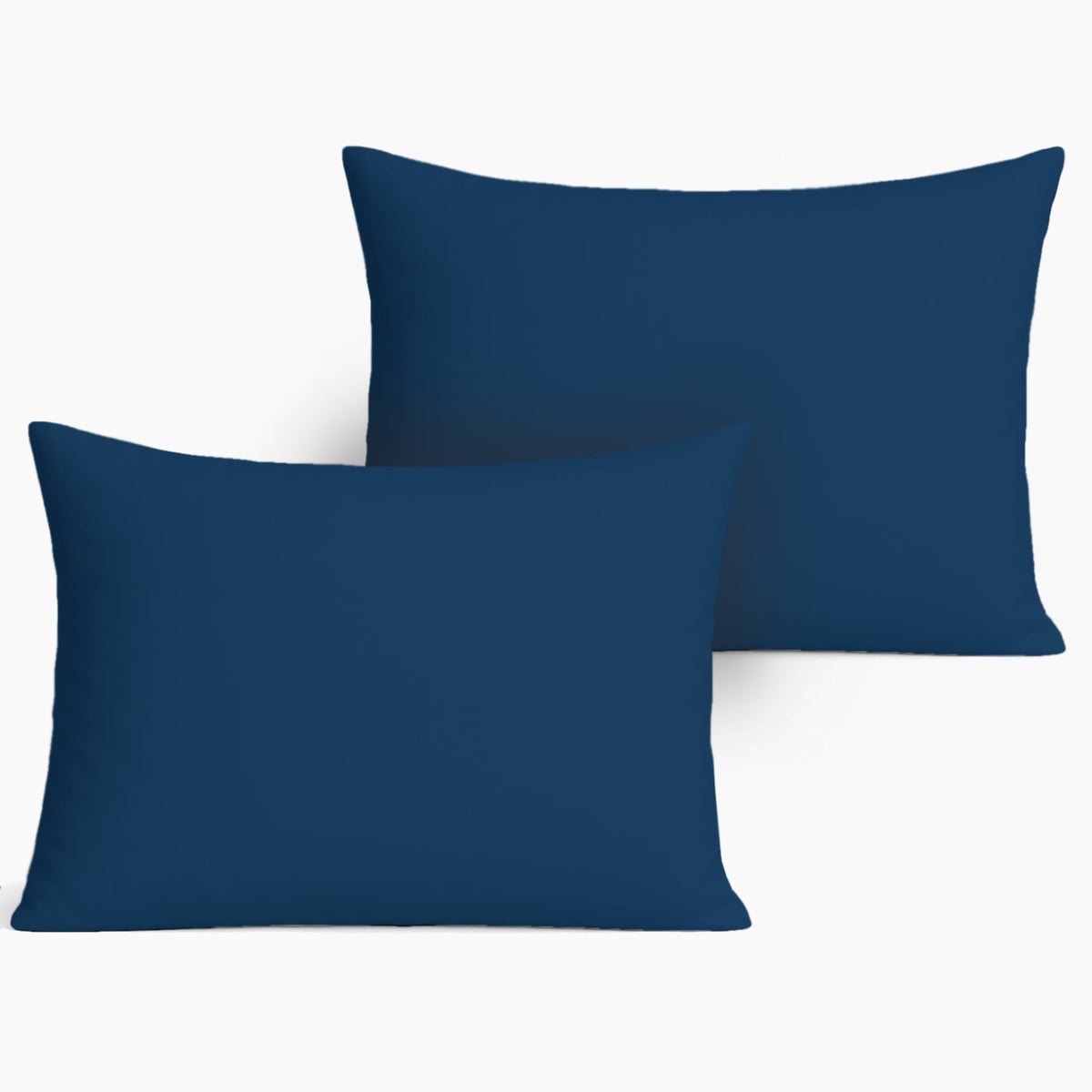 Pobibaby toddler pillowcase in deep navy, soft jersey knit for gentle sleep.