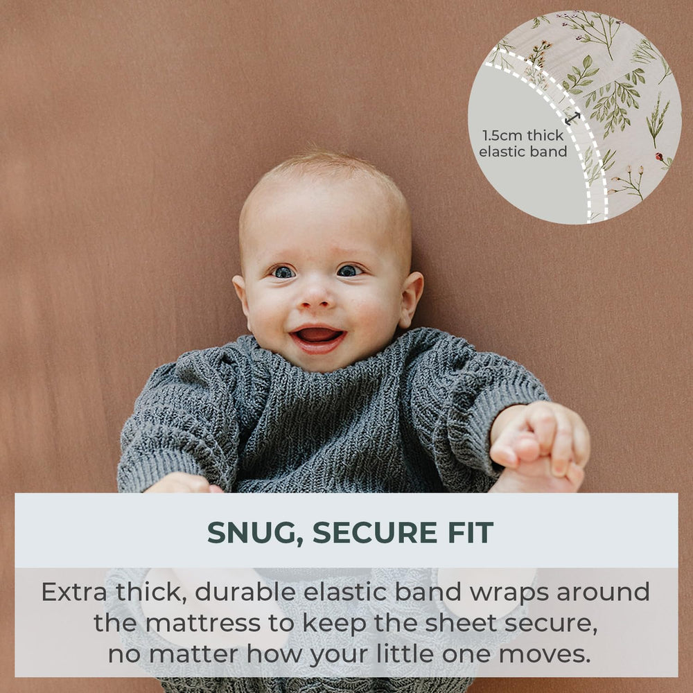 Pobibaby two-pattern design in-pack highlights coordinating woodland themes