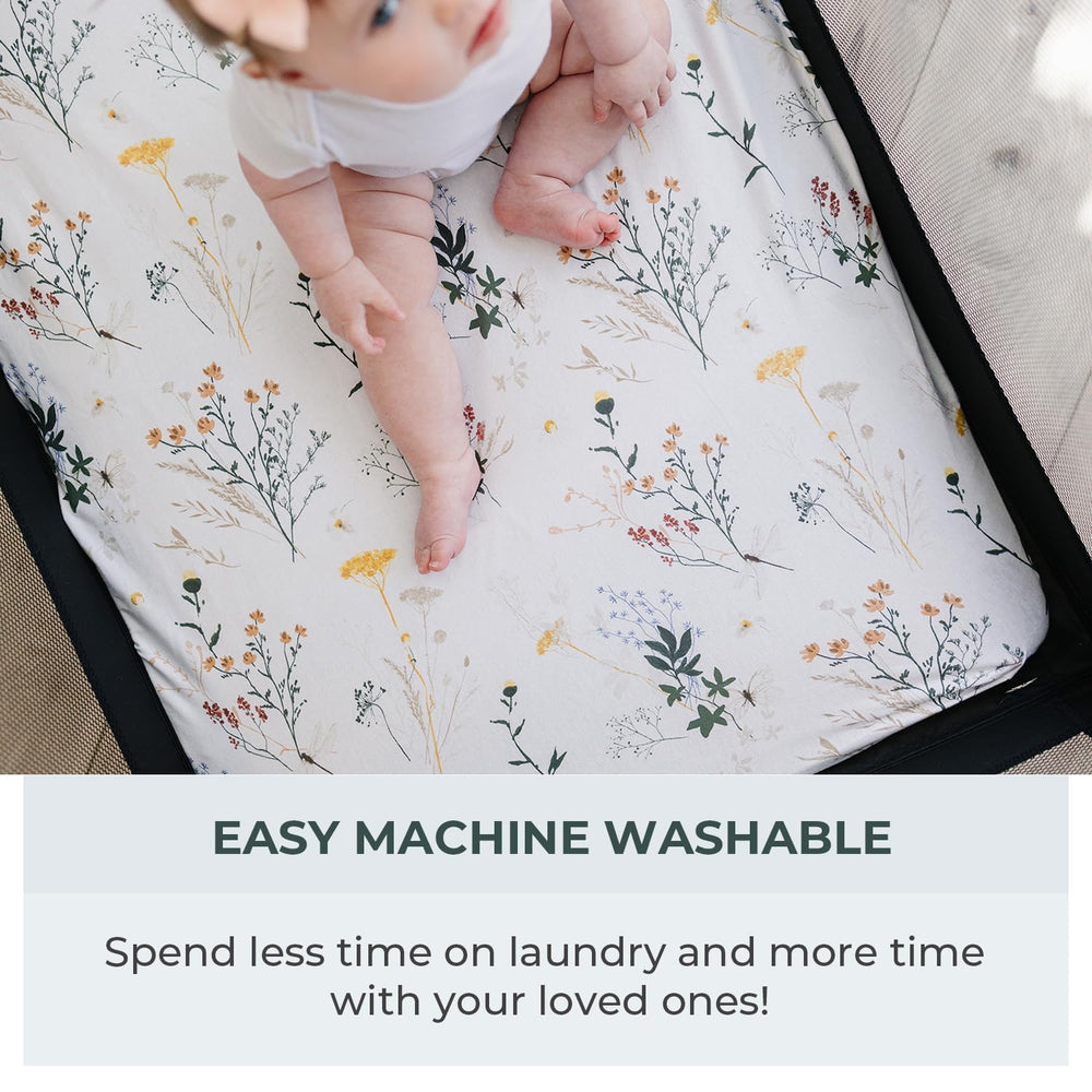 Pobibaby Wildflower easy-care-washable demonstrates durability after washes.