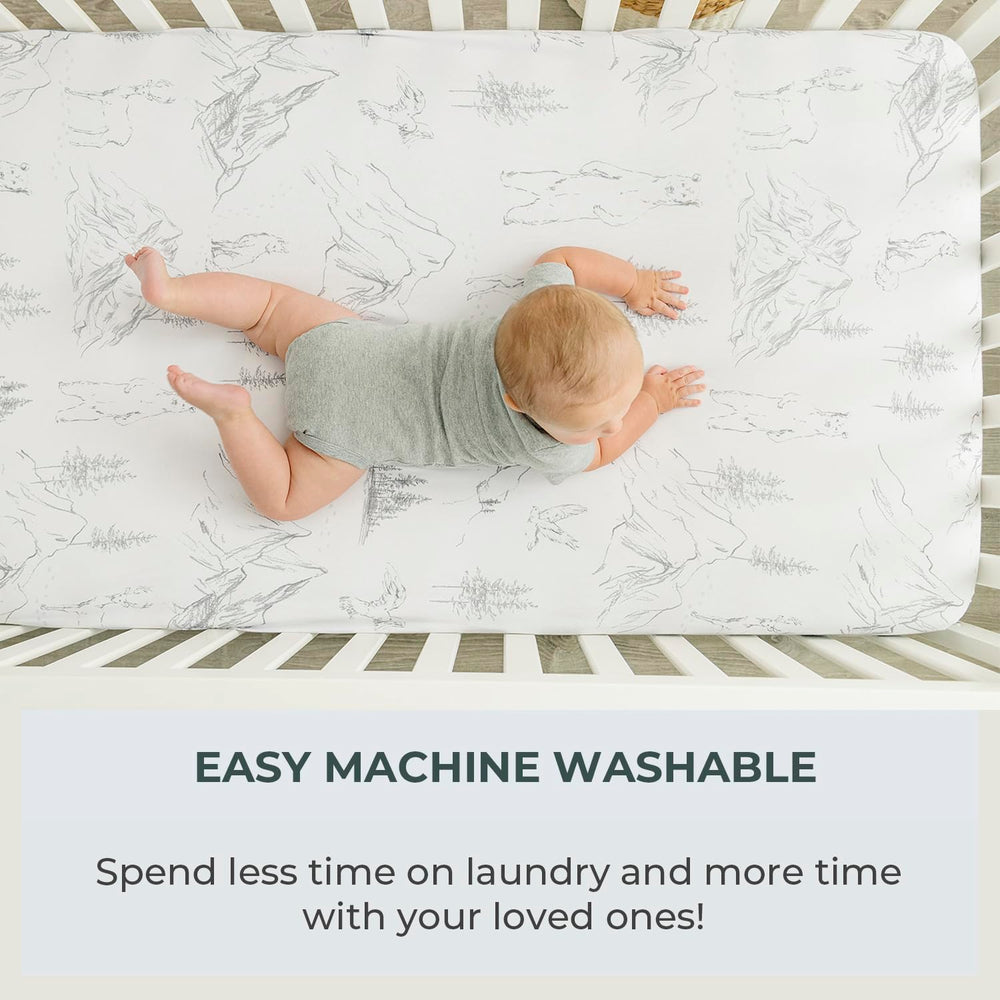 Pobibaby woodland easy-care wash keeps colors vibrant after washing
