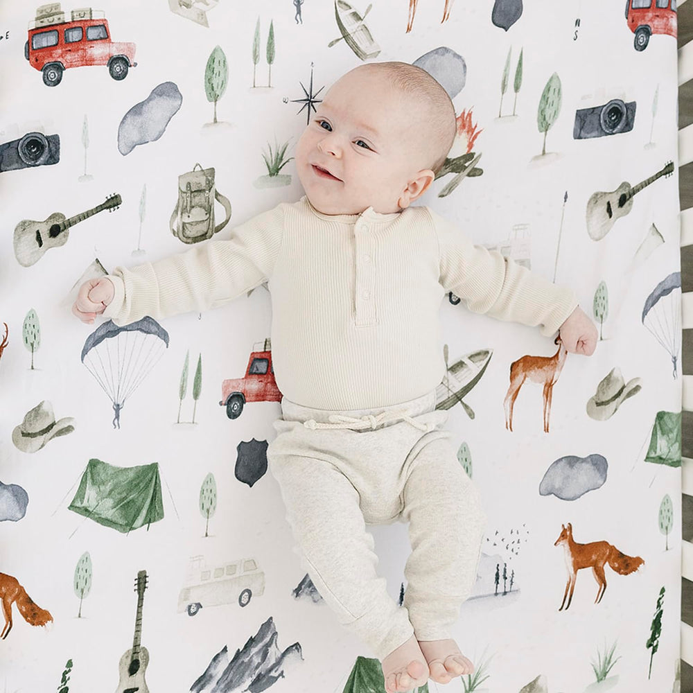 Pobibaby woodland oeko-tex-certified fabric ensures safety and peace of mind