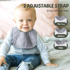 POIKSHARK muslin front closeup emphasizes breathable, skin-safe fabric