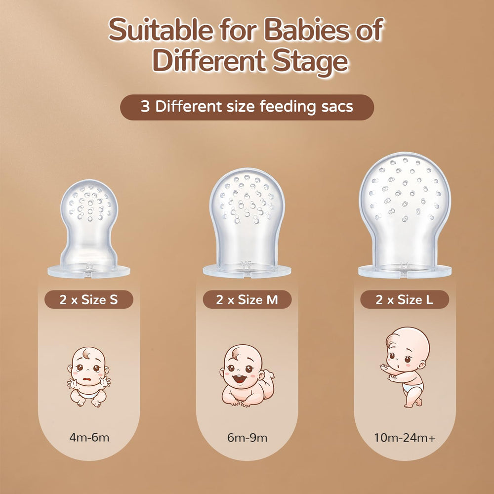 POIKSHARK silicone teether with soft handle for teething relief.