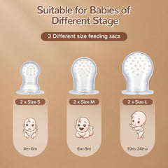 POIKSHARK silicone teether with soft handle for teething relief.