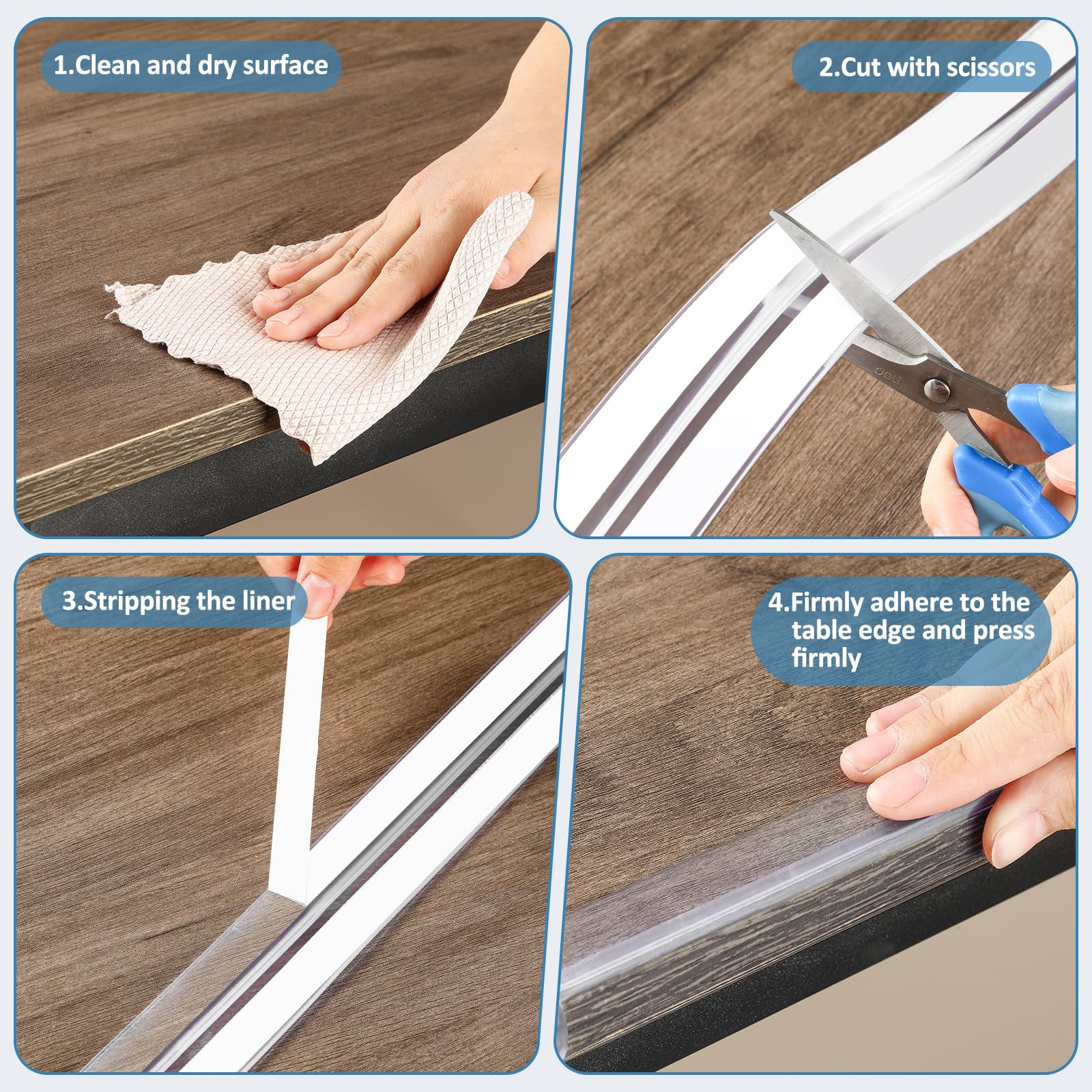 POIKSHARK BPA-free premium PVC corner guards for peace of mind.