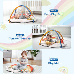POIKSHARK crinkle book toy engages baby with tactile sound exploration.
