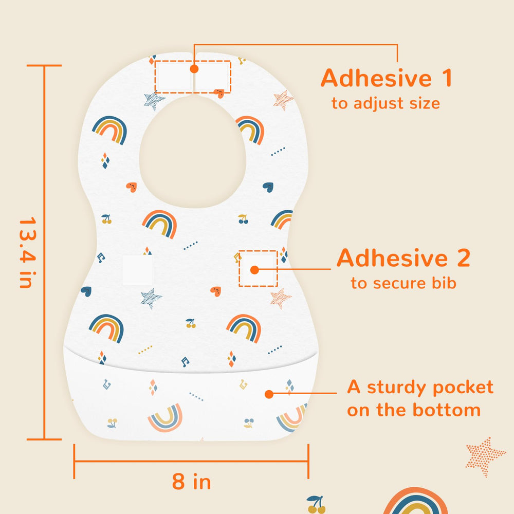 POIKSHARK disposable-bib-pack keeps feeding time tidy during busy days