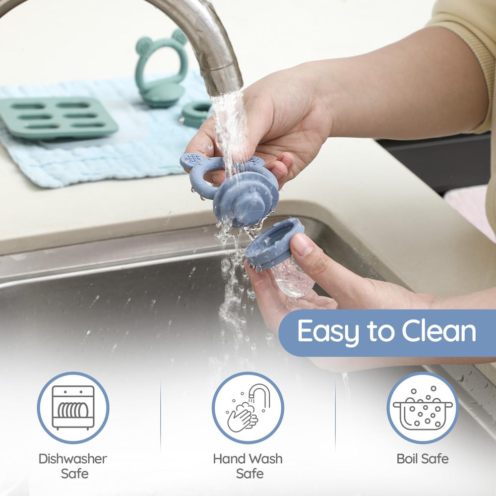 POIKSHARK easy-clean design for hygienic feeding gear