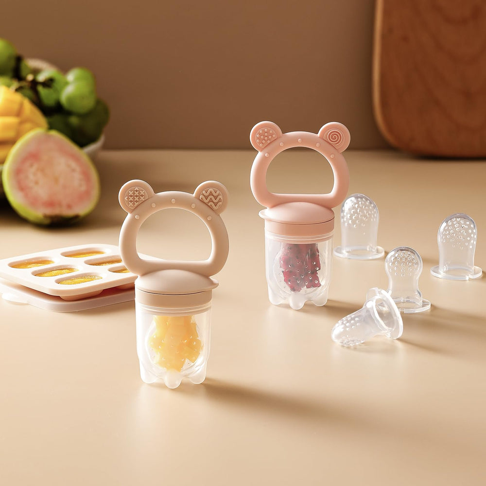 POIKSHARK silicone teether detail emphasizes soothing relief during teething