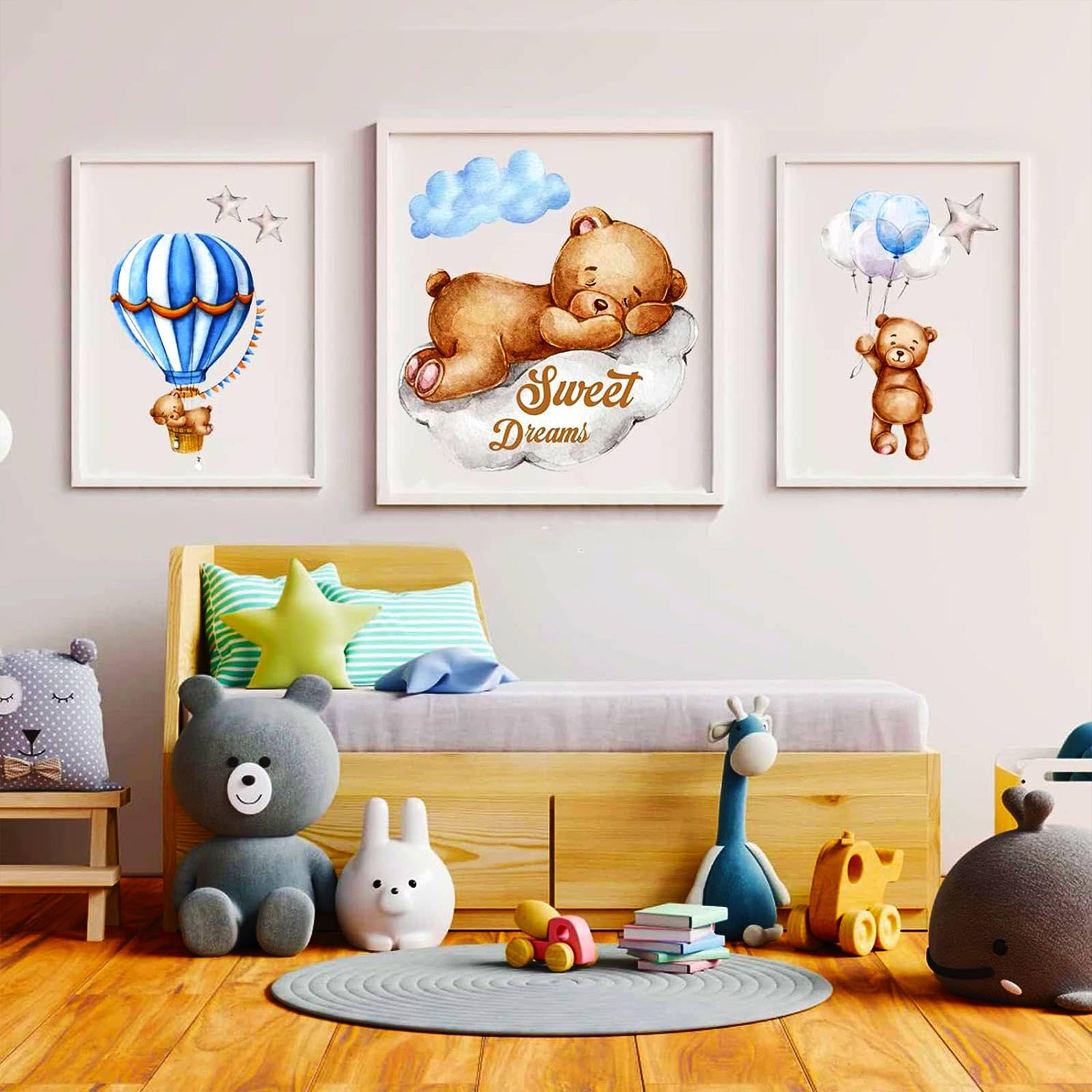 POILKMNI self-adhesive wall decals easy to apply without mess