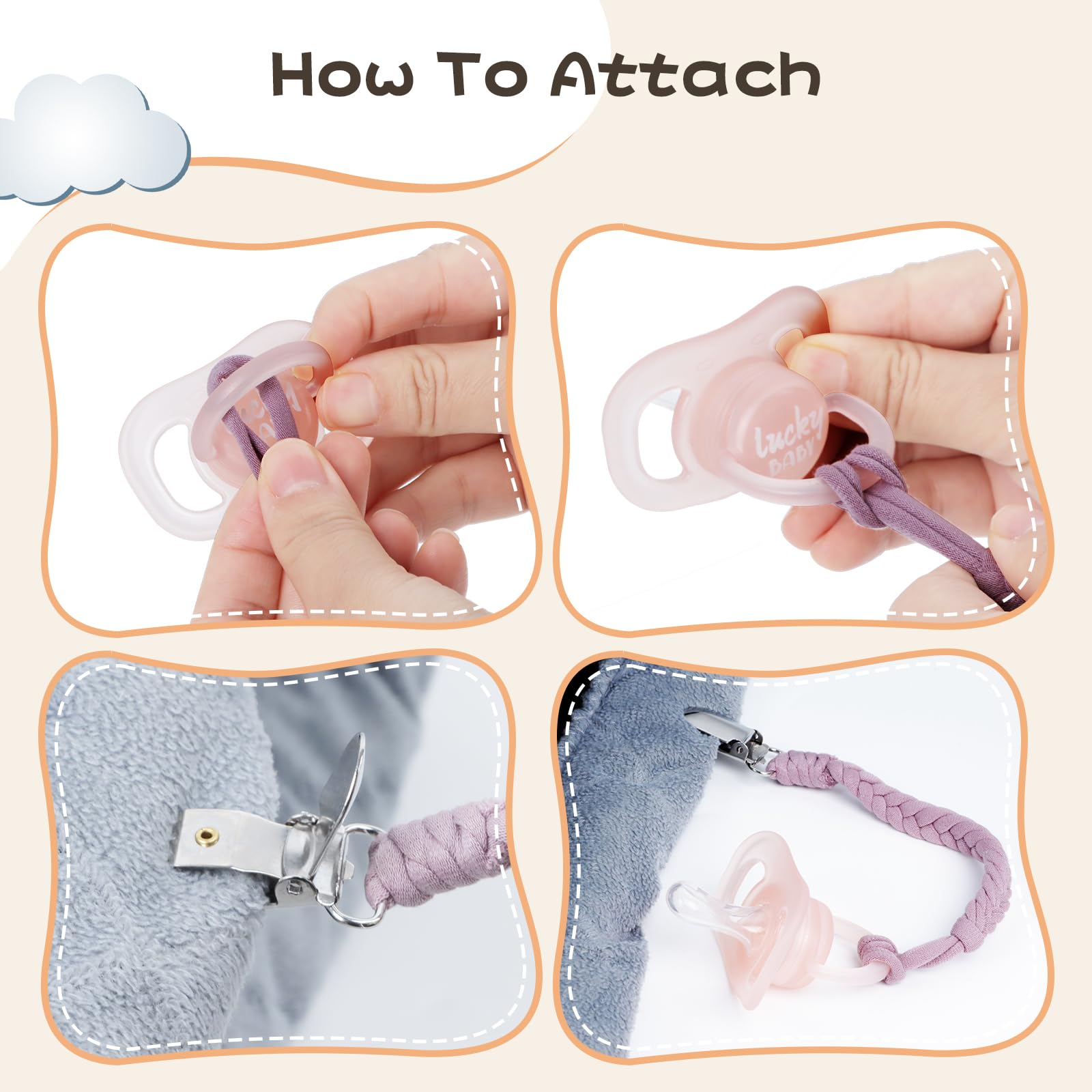 Pokipaw pacifier clip gift-ready set is ideal for newborns and new parents.
