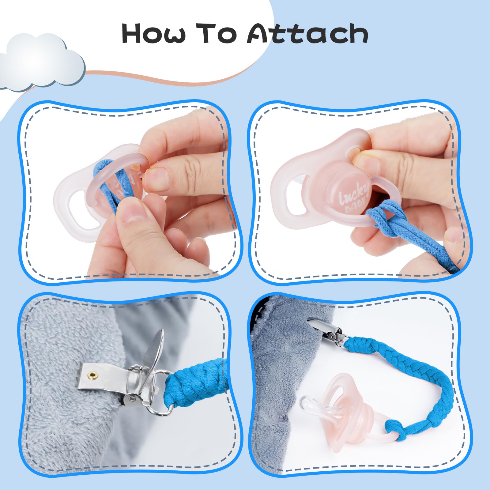 Pokipaw pacifier clip teething toy attachment helps reduce lost toys.