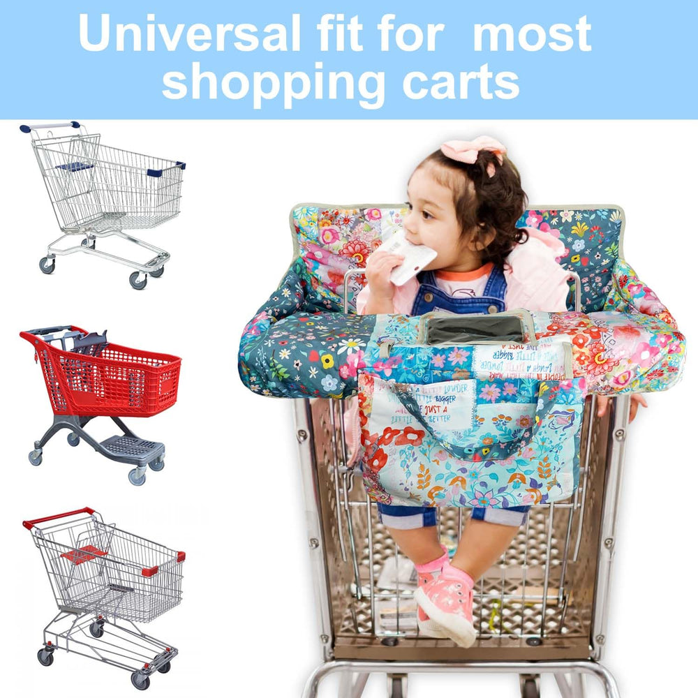 Polovillae cart cover featuring toy loop and teether for playtime.