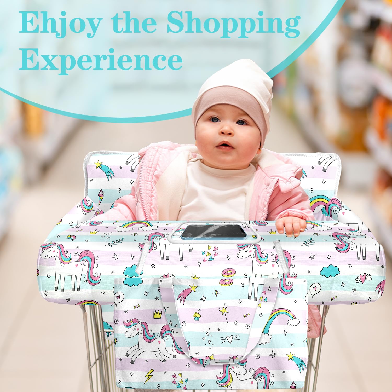 Polovillae high-chair cover in-use demonstrating versatility