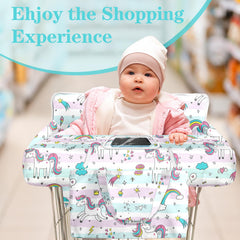 Polovillae high-chair cover in-use demonstrating versatility
