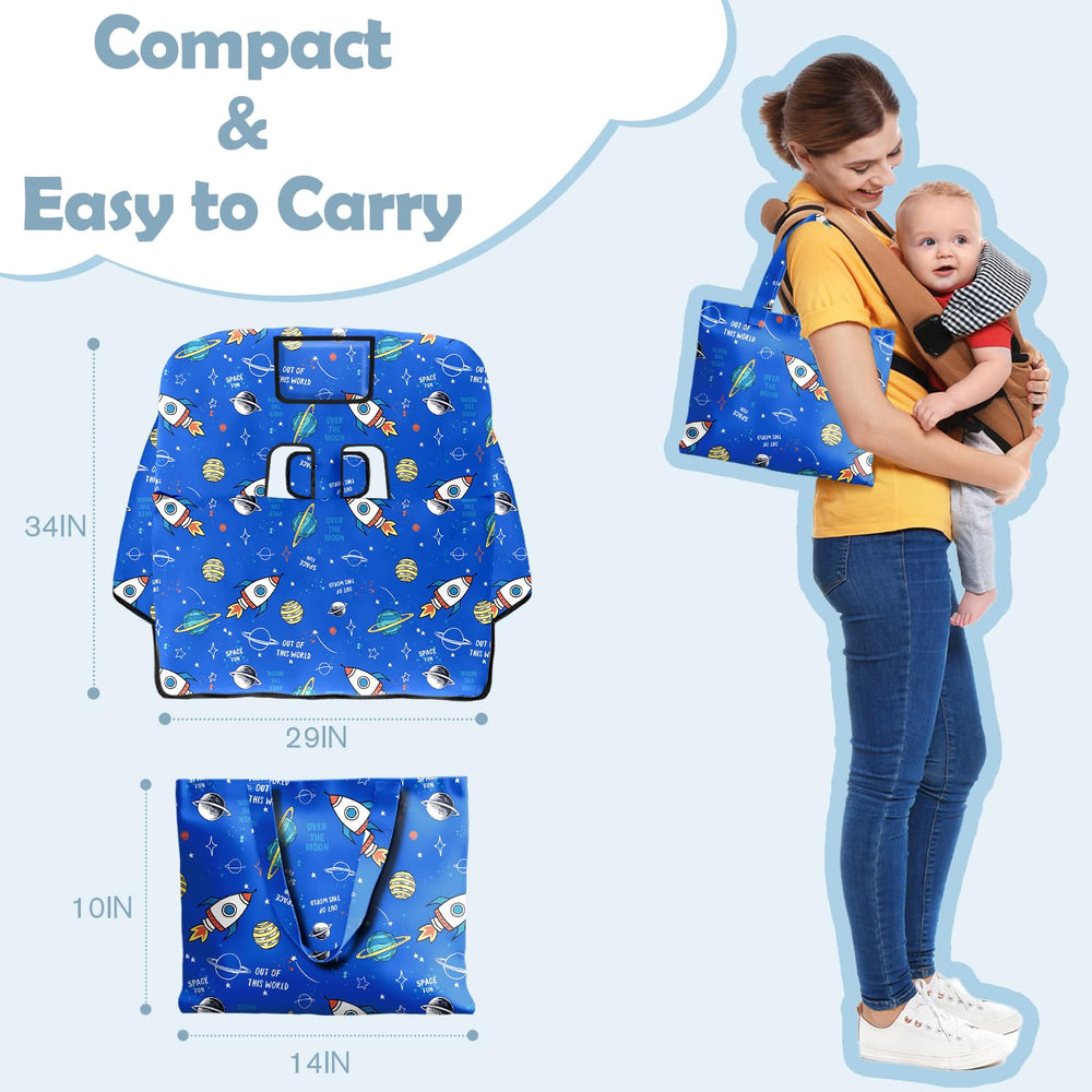 Polovillae multi-pocket design keeps essentials organized during shopping.