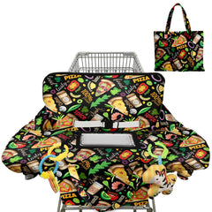 Polovillae shopping cart cover blue sailboat design—soft padding for comfy outings.