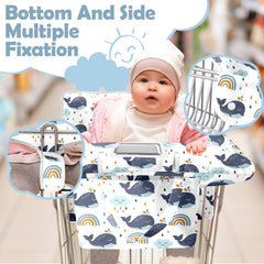 Polovillae water-resistant cart cover protects baby from damp surfaces.