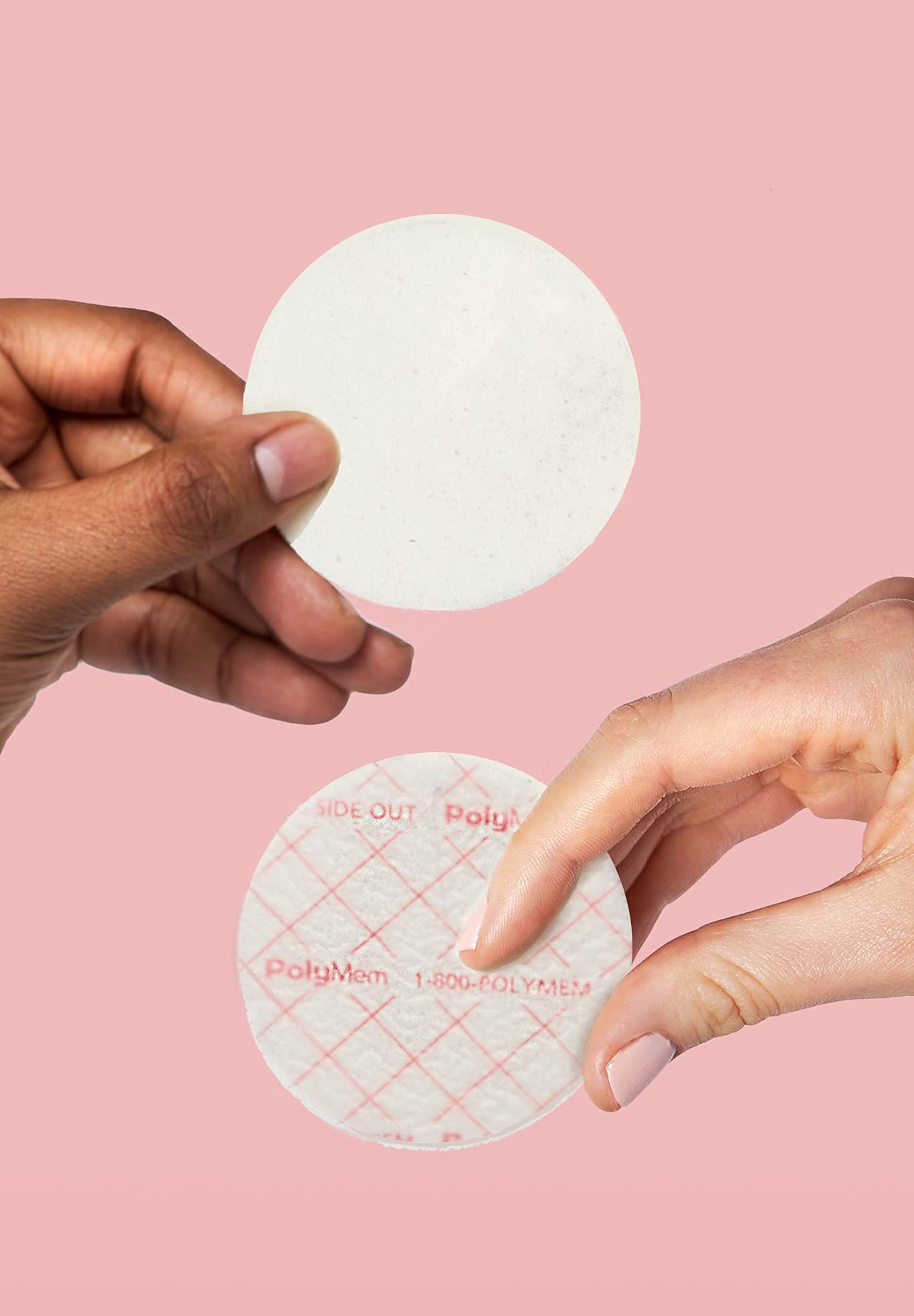 Polymem Nursicare pad absorbent membrane in action reduces leaks
