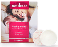 Polymem Nursicare pad front view showing soothing healing potential for nursing moms