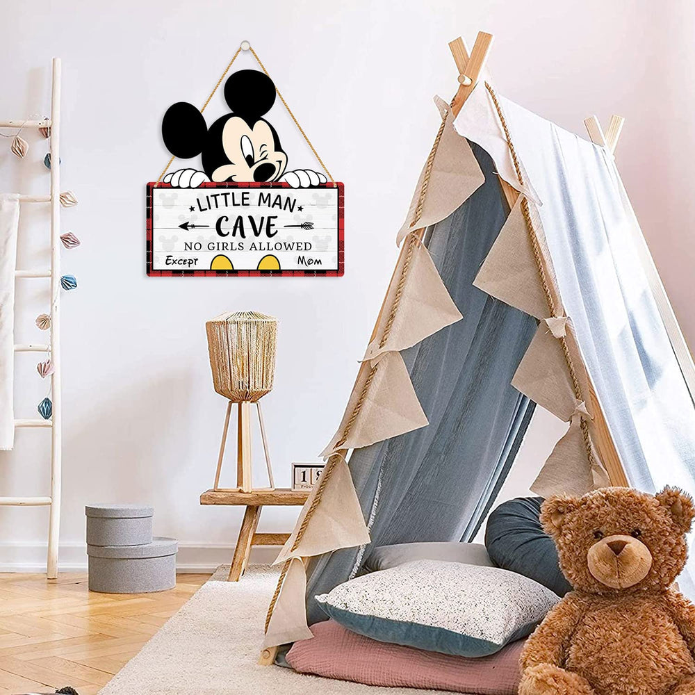 Poncpis wooden wall sign serves as a charming door accent and gift option.