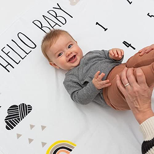 Pondering Pine organic cotton baby blanket with a soft touch for newborns.