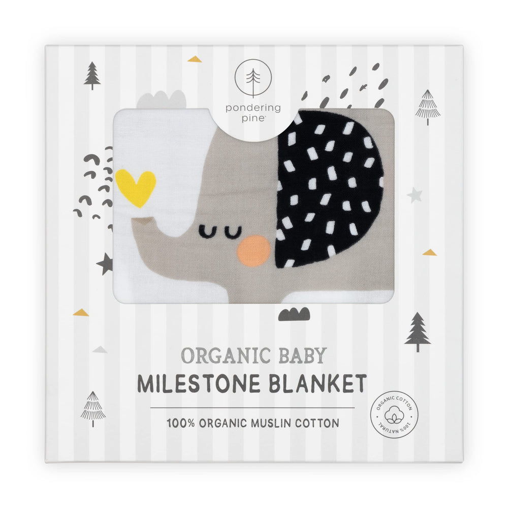 Pondering Pine durable organic cotton blanket that stays soft after washes.