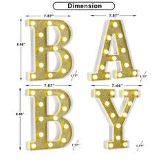 Pooqla 8-86 inch letters compact versatile lighting