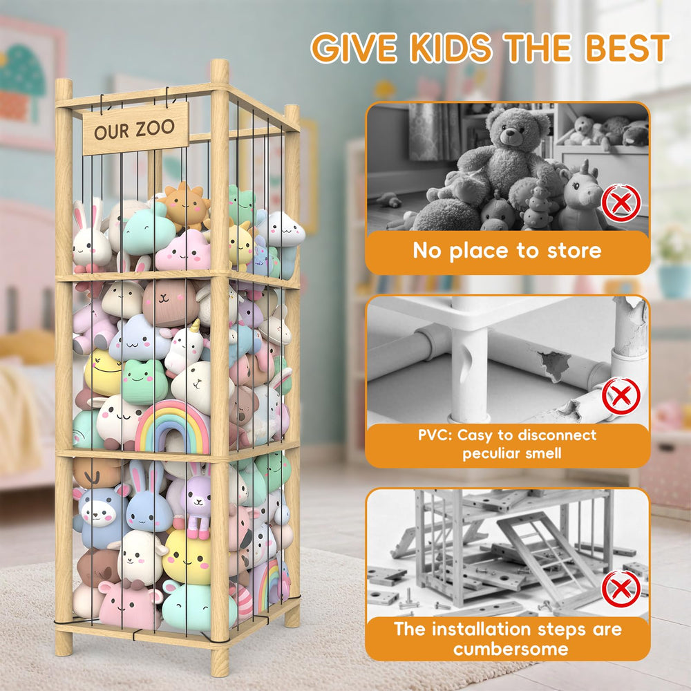 POOSIDE easy-assembly durable organizer goes up in minutes for busy nurseries.
