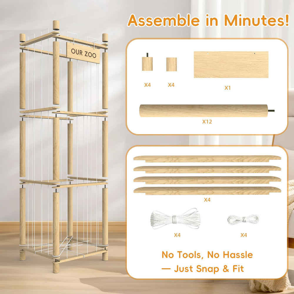 POOSIDE perfect for kids' bedrooms, nurseries, and playrooms, keeping toys accessible.
