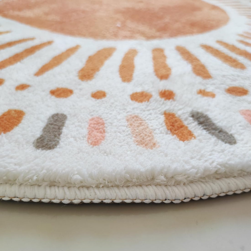 Poowe Cute Point Rings Play Mat educational alphabet promotes early learning.