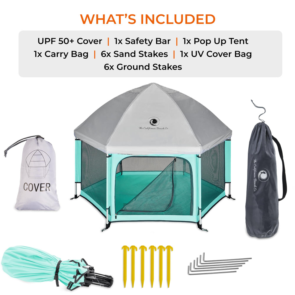 POP 'N GO PLAYPEN breathable mesh for clear visibility and airflow