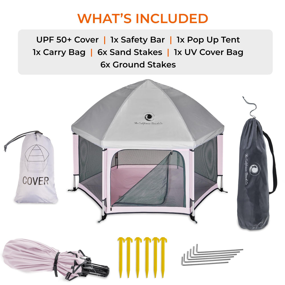 POP N GO PLAYPEN lavender travel bag facilitates easy packing