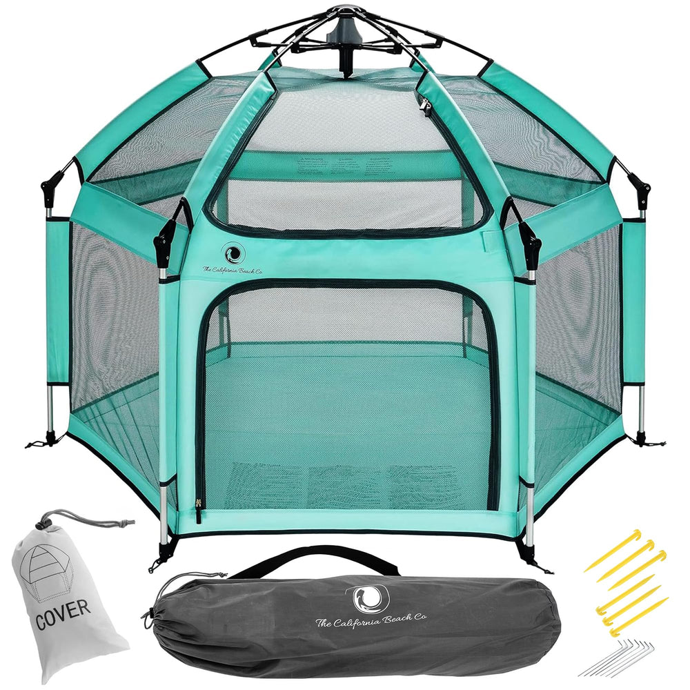 POP 'N GO PLAYPEN sun protection canopy shielding baby outdoors