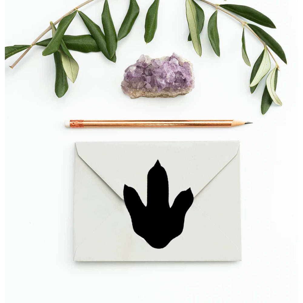Pop Resin dinosaur footprints in 4.7x3.7 inch size for bold wall accents.