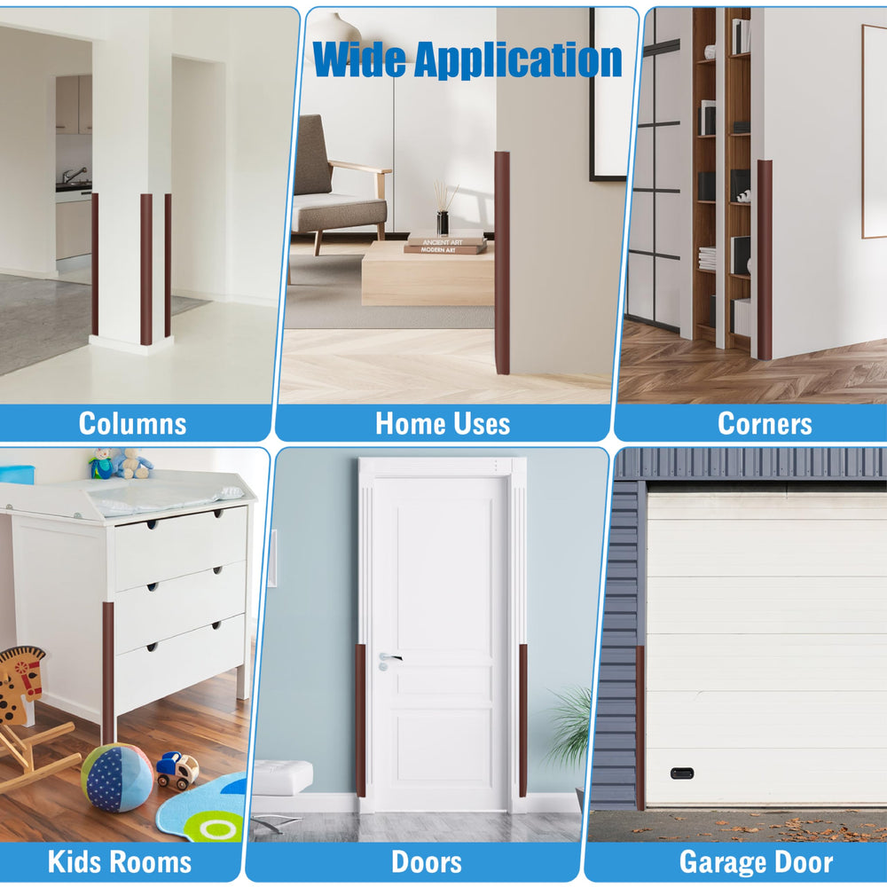 POPAKAN durable adhesive back on wall—long-lasting protection.