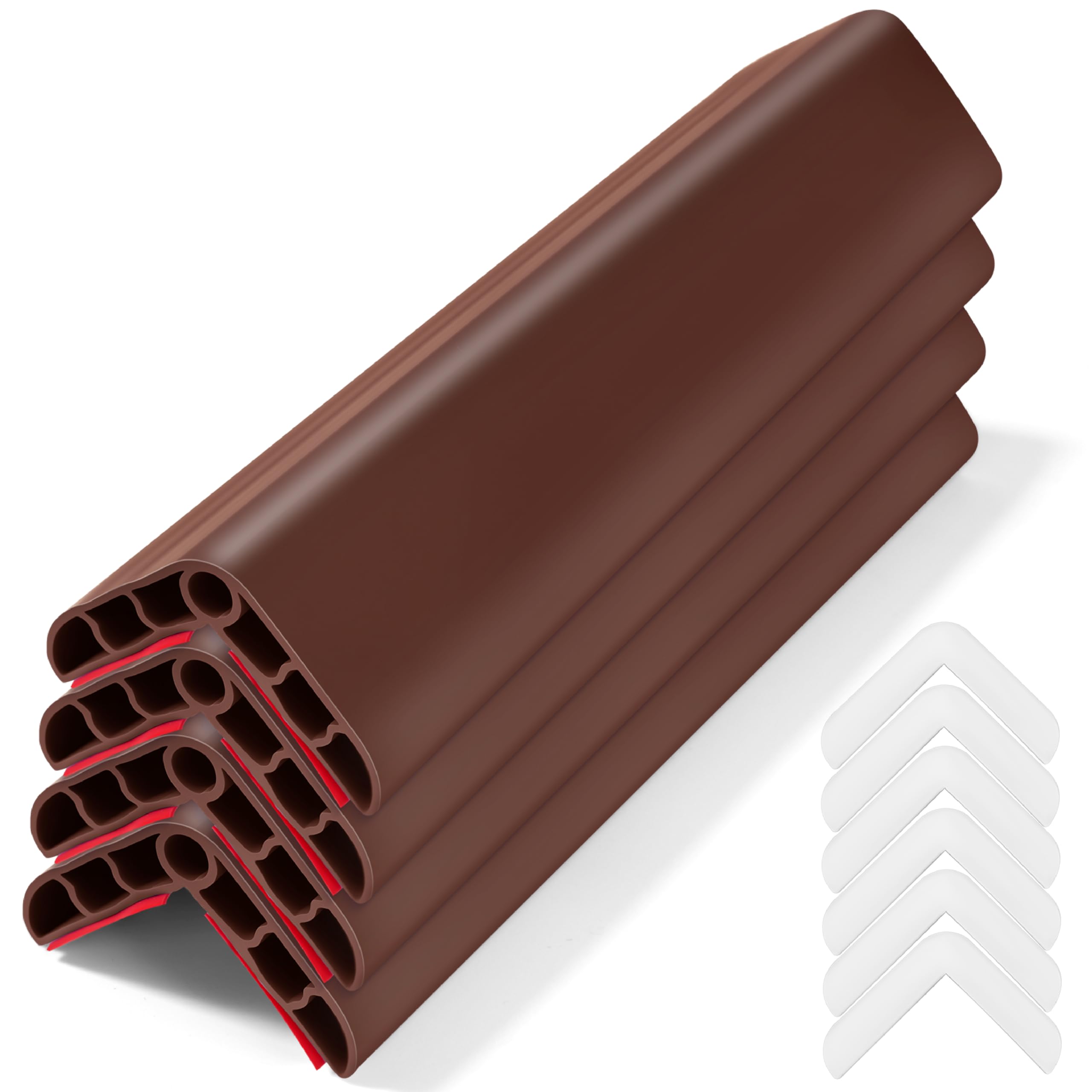 POPAKAN wall corner edge protector front view—seamless corners for safer furniture.