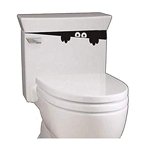 POPIGIST Washroom decal assembly guide shows easy placement on walls.