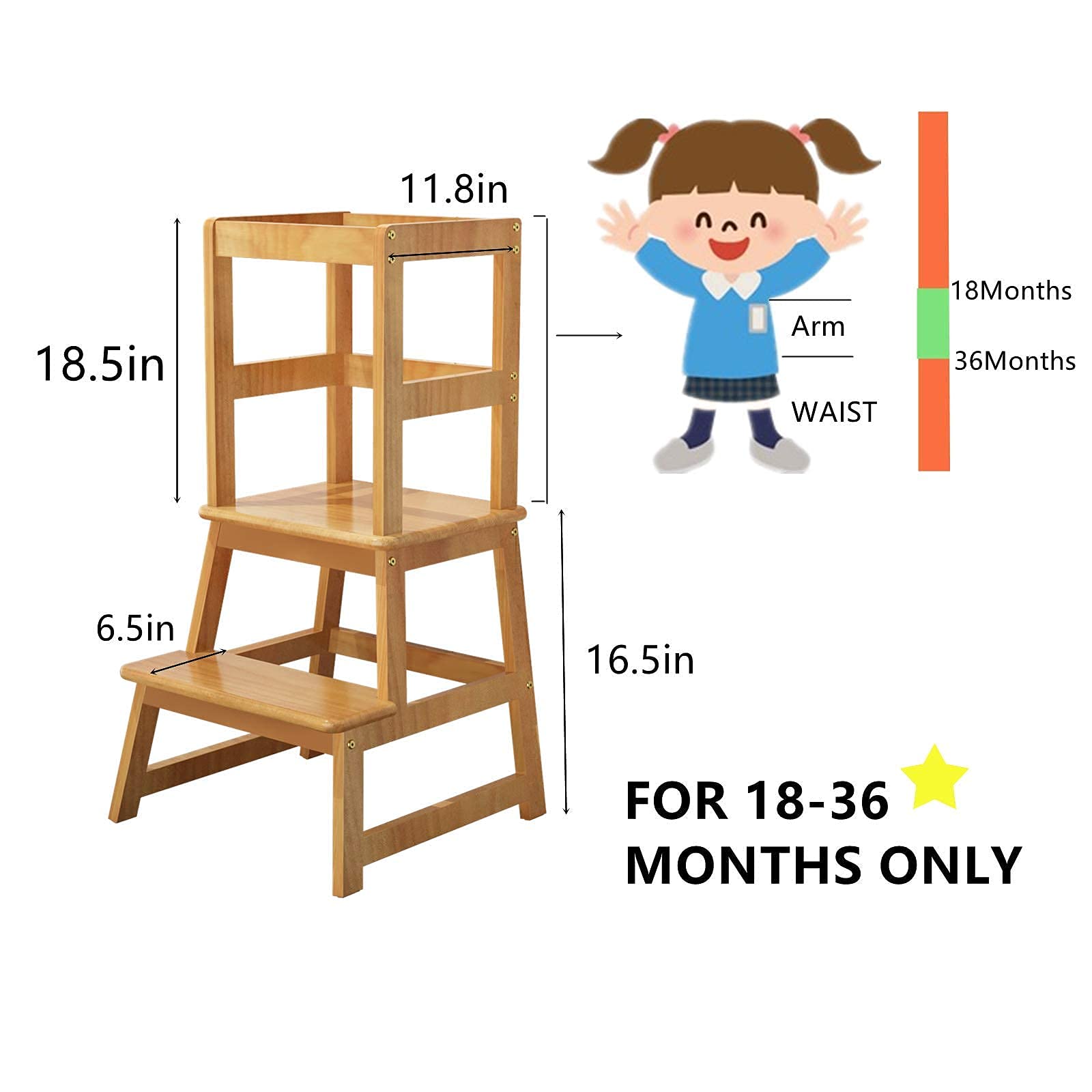 Popin Lover bathroom stool helps kids wash hands with safer reach.