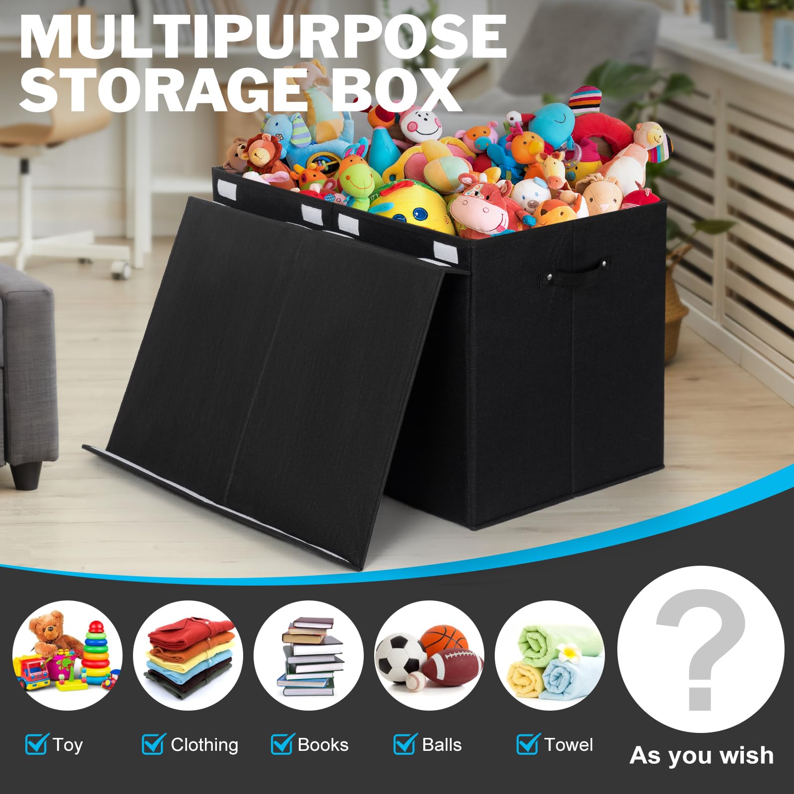 Popoly heavy-duty riveted handles on the 122L box ease transport