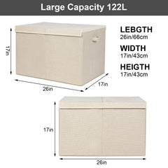 Popoly foldable storage bin demonstrates easy flat storage when not in use