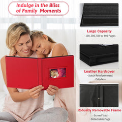 Popotop binder with durable vegan leather protects photos from moisture